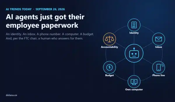 AI Trends Today (September 26, 2026): AI Agents Just Got Employee IDs, Phone Numbers and Inboxes